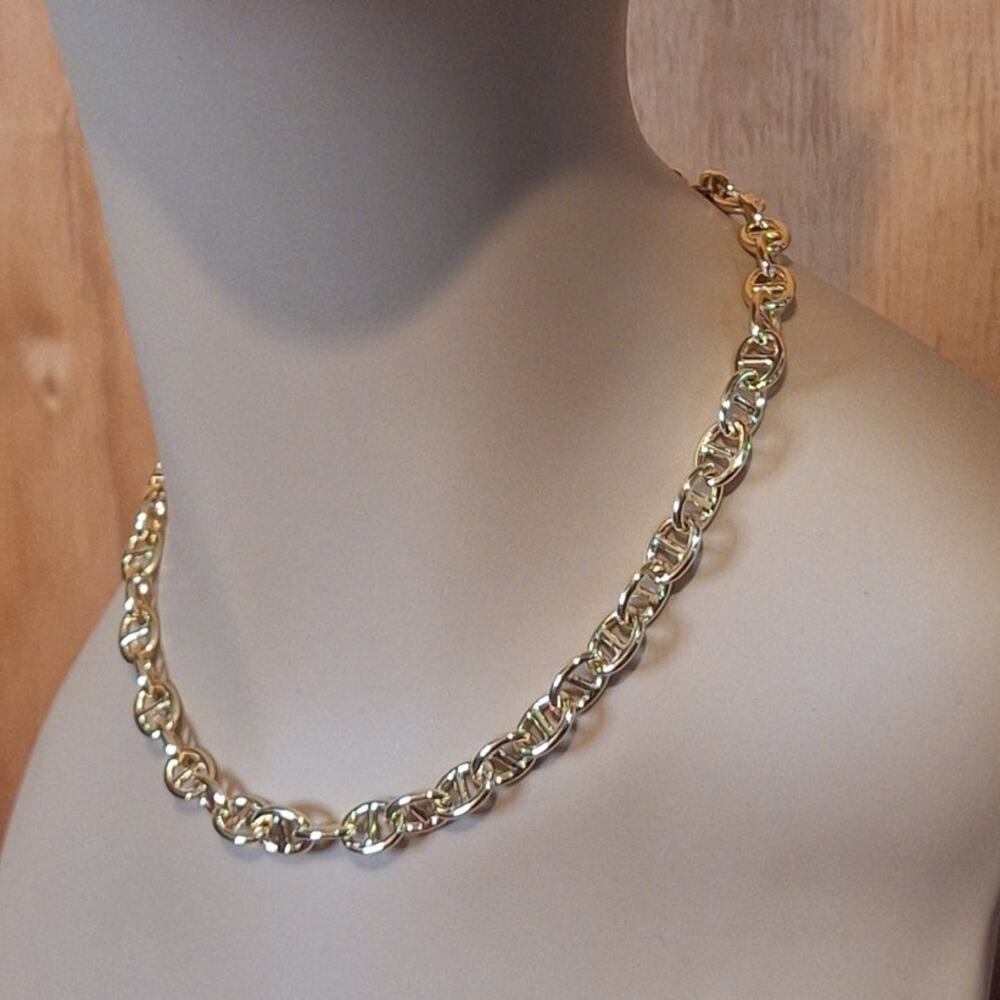 House of Harlow 1960 16"+3" Gold Chain Necklace Classic Going Out Party Evening - Picture 2 of 5